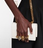 Jewelled Satchel Mini leather crossbody bag