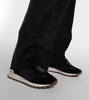 Monili suede-trimmed sneakers