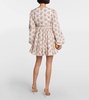 Avena Orquidea cotton poplin minidress