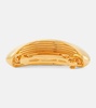 Metallic barrette