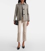 Wool and cotton-blend jacket