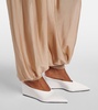 Knitted wide-leg pants