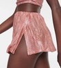 Jacquard miniskirt
