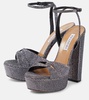 Sinner 140 metallic platform sandals