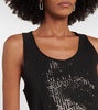 Pistoia sequined georgette top