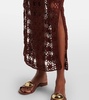 Bella crochet cotton maxi skirt