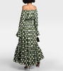 Almendra Perla cotton poplin maxi dress