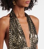 Ivy leopard-print open-back maxi dress