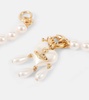 Sheryl faux pearl gold-plated necklace