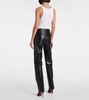 90's Pinch Waist high-rise straight pants