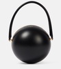 Sphere leather tote bag