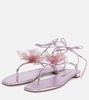 Zsa Zsa metallic leather sandals