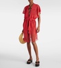 Fringed Lurex® beach cover-up
