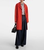 High-rise wide-leg pants