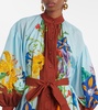 Dahlia cotton and silk shirt dress
