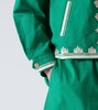 Ripple embroidered cotton jacket