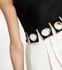 Sleeveless cropped top