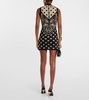 Intarsia knitted minidress