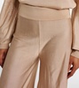 Knitted wide-leg pants
