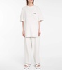 OVERSIZE POLITICAL LOGO JERSEY T-SHIRT