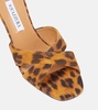 Divine 50 leopard-print suede mules
