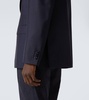 Wool, silk, and cashmere suit jacket