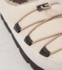 Chunky shearling-lined slippers