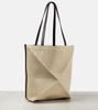 Puzzle Fold Medium canvas tote bag