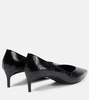 Polished leather pumps