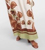 Arisaema printed maxi dress