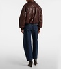 x Shoreditch Ski Club Tate faux leather bomber jacket