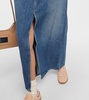 Leif denim maxi skirt