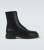 Tabi leather combat boots