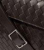 Intrecciato leather duffel bag