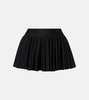 Godet pleated shorts