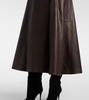 Leather coat