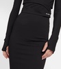Jersey midi dress