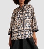 Adria printed silk shirt