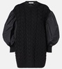 Ancella knitted wool minidress