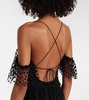 Carmen tiered tulle maxi dress