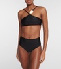 Embellished mid-rise bikini