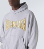 Men's Balenciaga Boxing Lined Hoodie Regular Fit in Grey