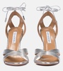 Ari 105 metallic leather sandals