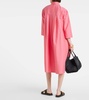 Quincy cotton-blend poplin midi dress
