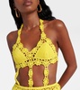 Ibiza crochet cotton minidress