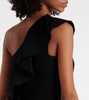 Giacomo ruffled sablé minidress