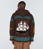 The Nautical jacquard virgin wool hoodie