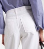 Balloon high-rise barrel-leg jeans