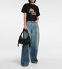 Oversized logo cotton T-shirt