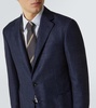 Wool, silk, and linen blazer
